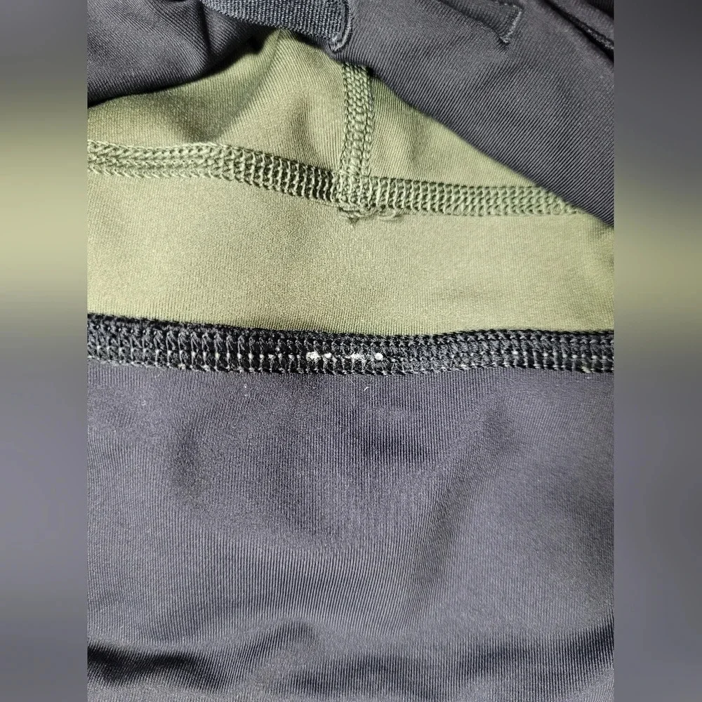 Lululemon Run Top Speed Crop Mystic Jungle Fatigue Camo Mid Rise Legging…